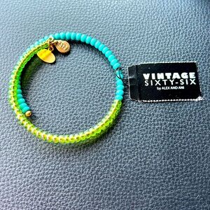 Rare Alex and Ani Beaded Bracelet